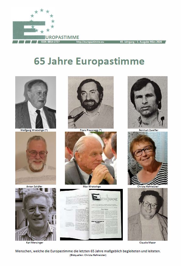 Aktuelle Ausgabe Europastimme - Europaeische Weihnachten